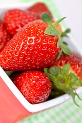 Rote Erdbeeren