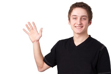 Naklejka premium Greeting