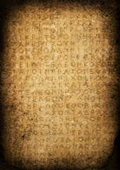 Ancient Language on a Tablet