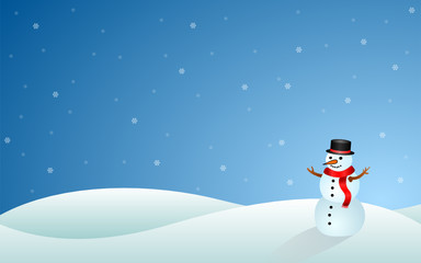 snowman - vector