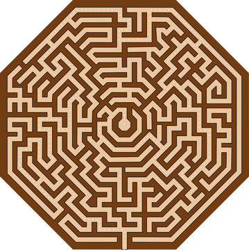 labirinto ottagonale