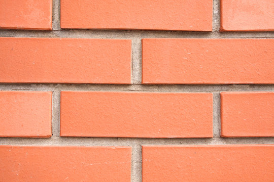 red wall brickets pattern