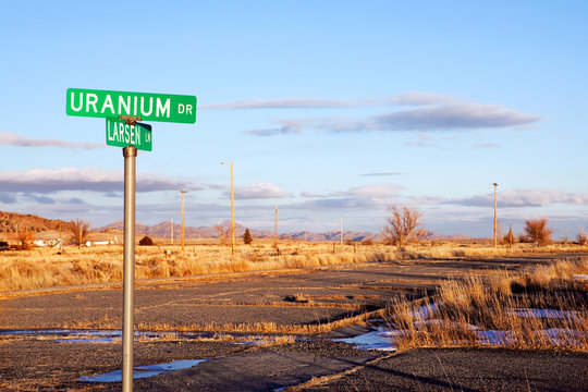 Uranium Drive In Abandoned Wyoming City