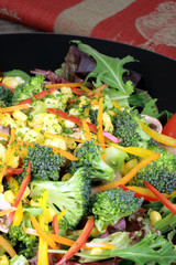 Healthy organic  salad