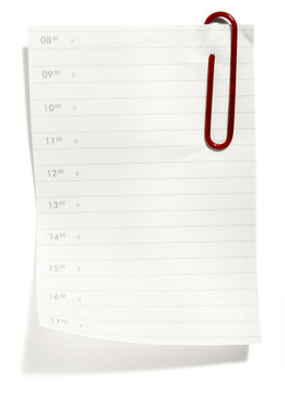 notes schedule