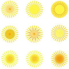 Set of sun