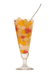 Glass of fruit