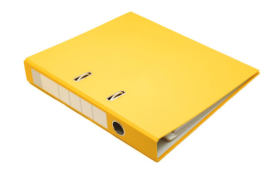 yellow binder