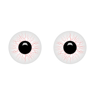 augen erschrocken