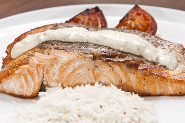 cooked salmon