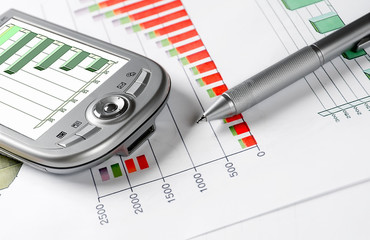 Fototapeta premium PDA, statistics