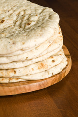 Pile of Pita Bread