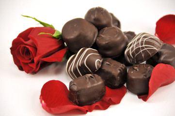 chocolates and roses