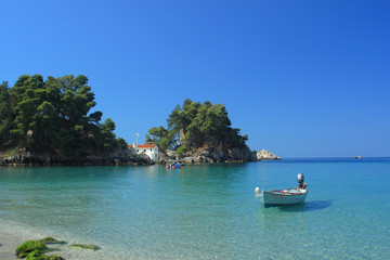 Panagias island in Parga Greece