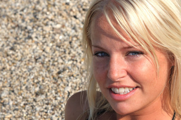 Fototapeta premium Pretty blonde woman