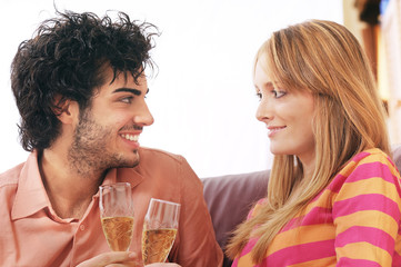couple and drink