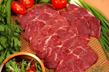 Fototapeta premium meat pieces