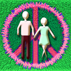 Couple in Peace