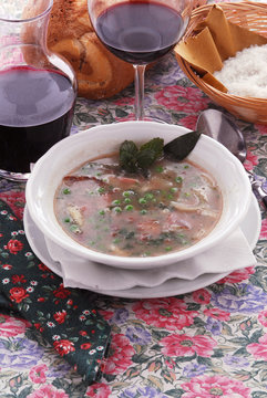 Zuppa ritchert - Carinzia - Karntner Ritschertsuppe Austria