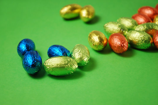 Bunte Schokoeier
