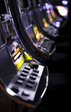 Slot Machine Close Up