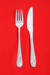 nóż i widelec, knife and fork