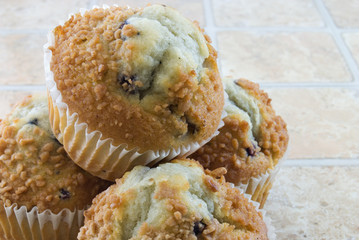 Blueberry muffins