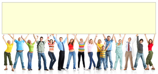 Obraz premium Happy people
