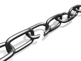 Obraz premium link in a chain