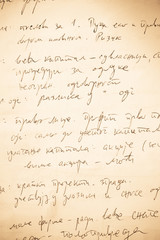 Vintage handwriting