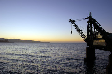 Muelle con grua