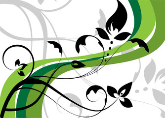 Abstract floral background