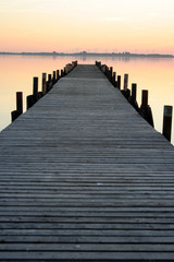 Obraz premium Abendstimmung am See