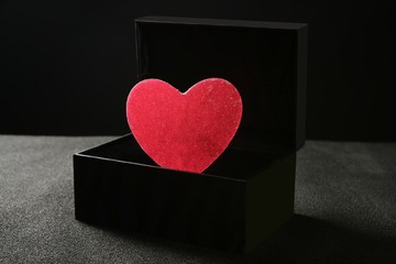Candy hearth in a black box