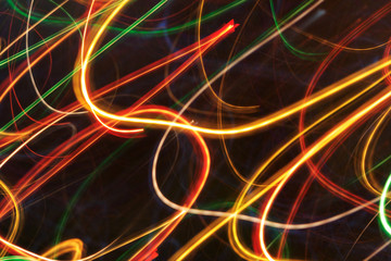 many-coloured lights