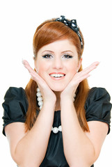 Fototapeta premium smile of redheaded