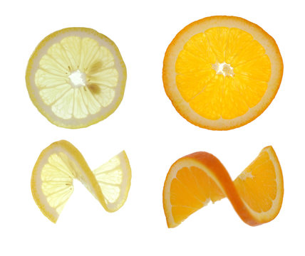 Citrus Lemon and Orange Slices