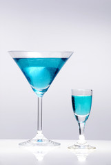 blue cocktail