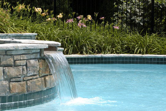 Swimming Pool Waterfall