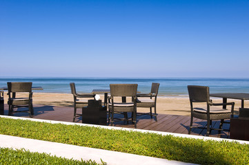 Restaurant by the sea