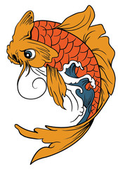 vector koi (fish)