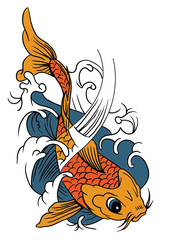 vector koi (fish)