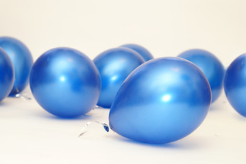 blue balloons