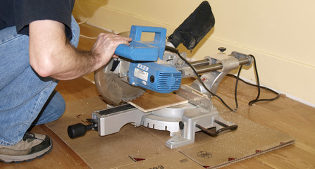 Scie circulaire, parquet 1