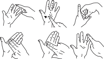 Fototapeta premium Hand gestures