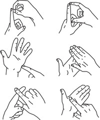 Hand gestures