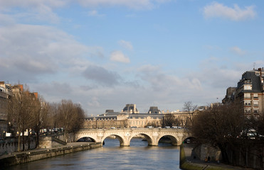 Fototapeta na wymiar paris river