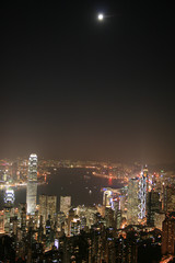 Fototapeta premium Hongkong Skyline at night