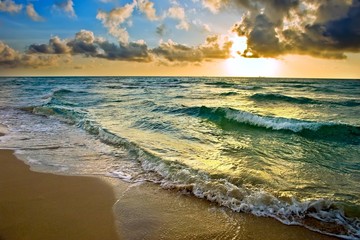Sunrise, Atlantic ocean coast, FL, USA