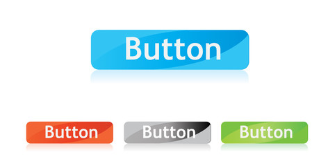 Fototapeta premium Colored shiny buttons for web.